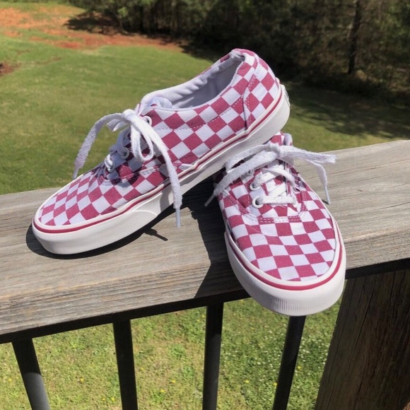 VANS Checker Board Lace Up Low Top Sneakers Womens size 9 - Picture 3 of 4